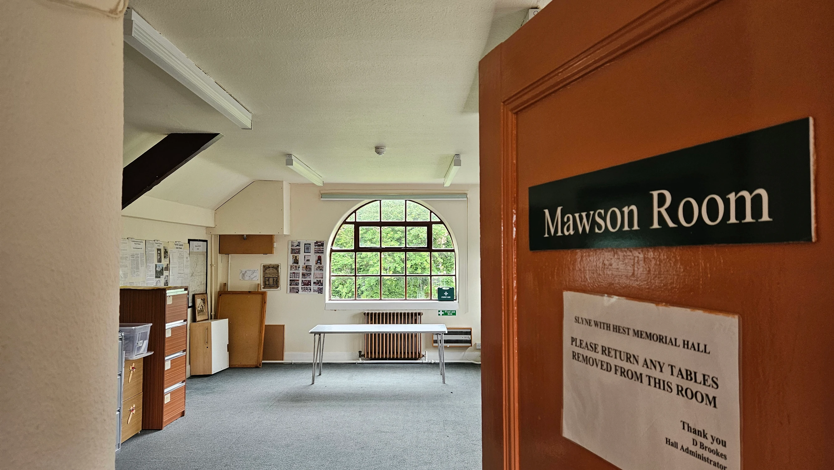 Mawson Room Door